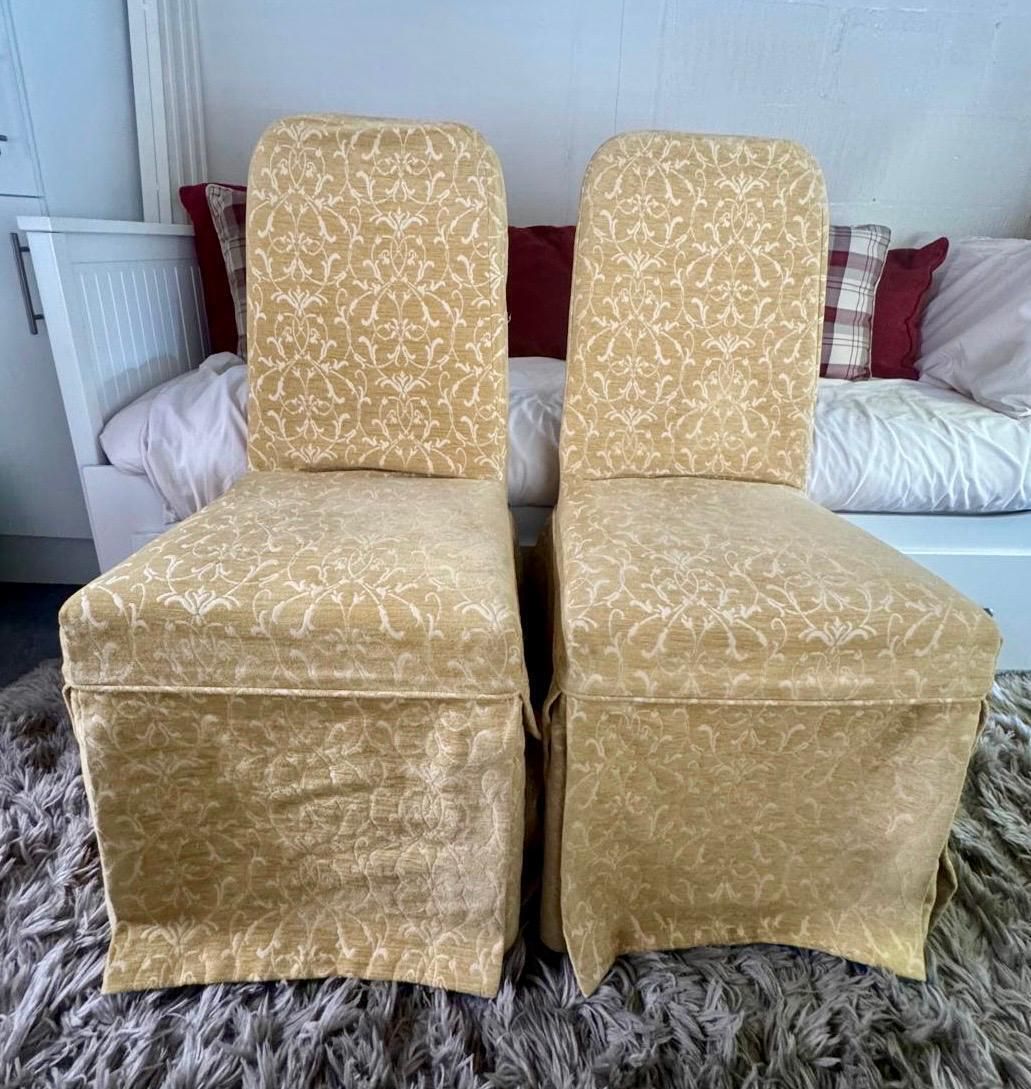 Laura Ashley Dining Chairs X 2   Removable Covers photo furniture