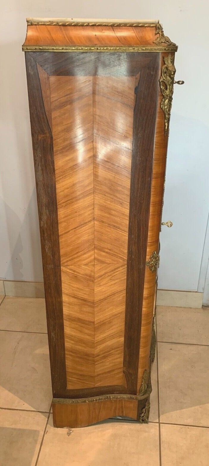 Lady Napoleon III Secretary Rosewood And Rosewood Marble Top photo for sale