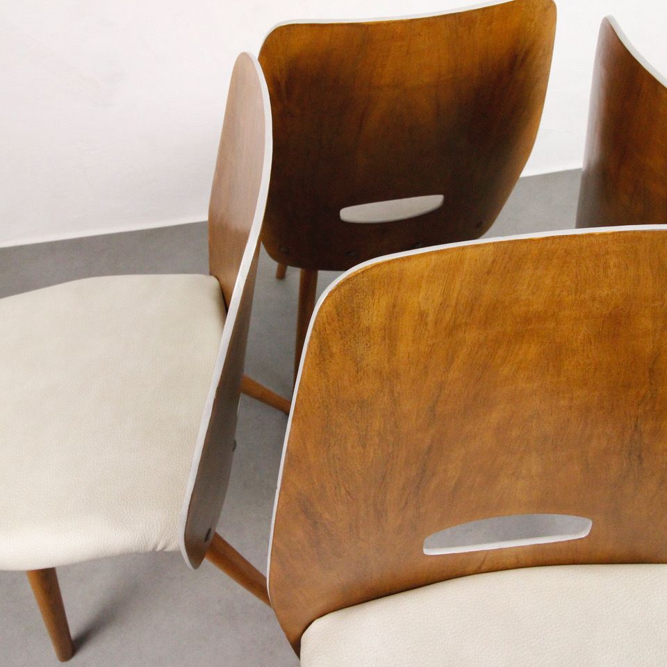 4x Vintage Chairs Tatra Pravenec "Gentleman"   1963 photo 295.0