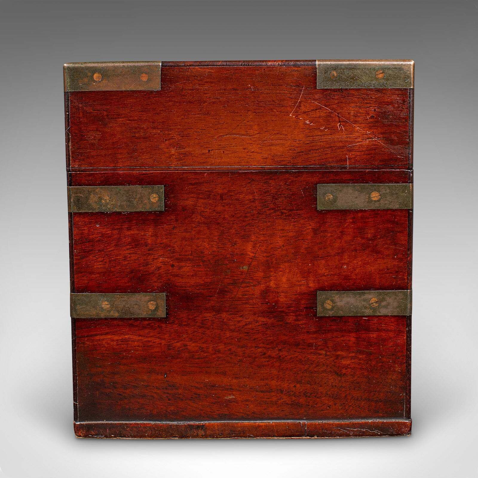 Antique Campaign Apothecary Box, English, Chemist’s Case, Georgian, Circa 1780 photo Home Decor