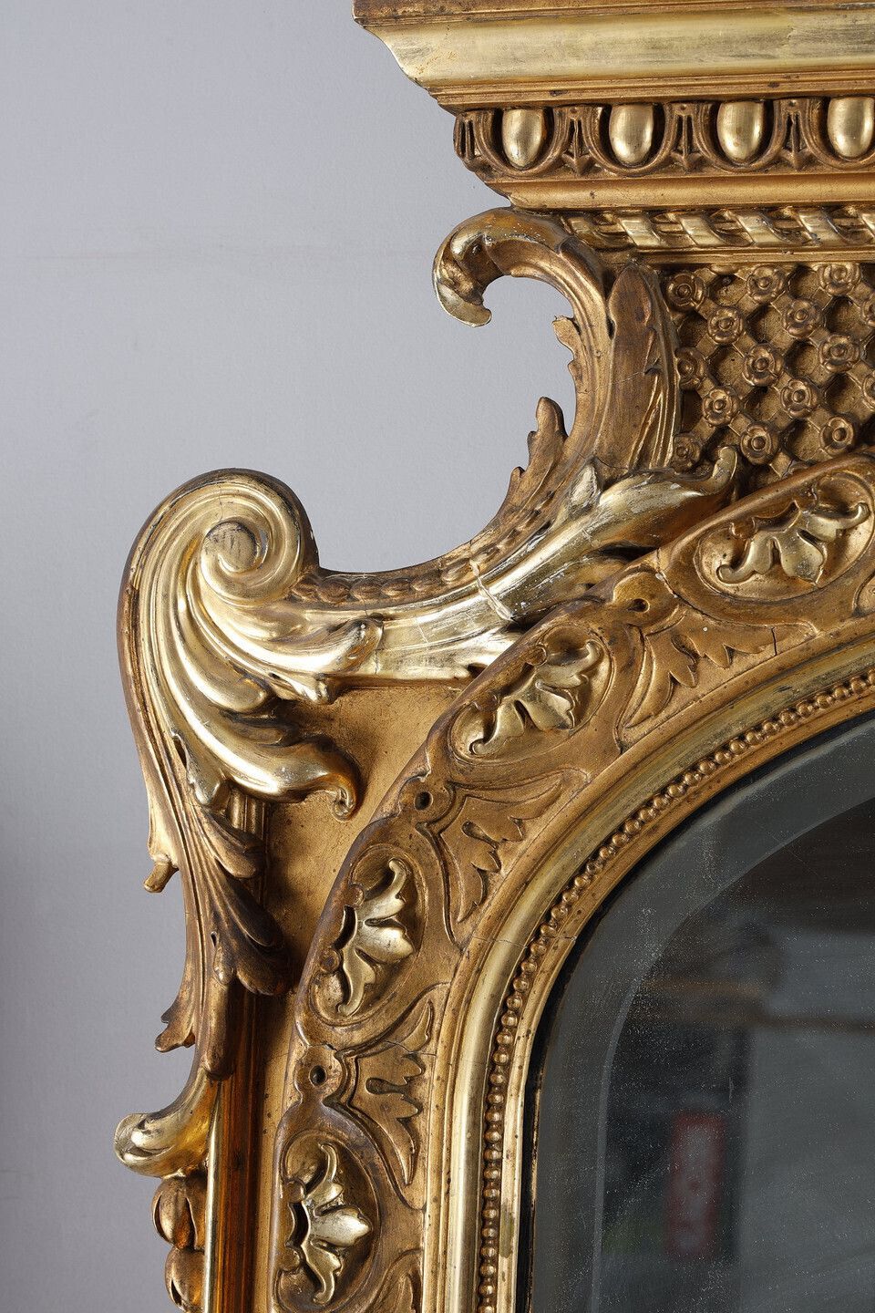 22500.0 Monumental Louis XVI Style Mirror, Work From The Napoleon III Period photo