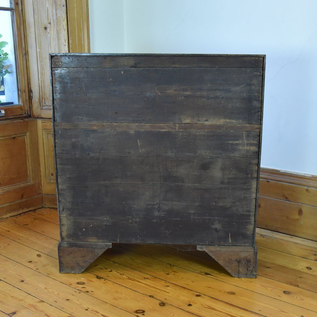 Georgian Bureau With Fitted Interior And Later Exterior And Interior Paint photo vintage