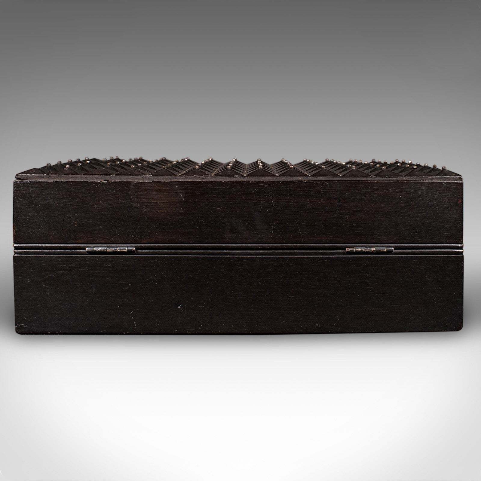 Antique Jewellery Box, English, Coromandel, Aesthetic Period, Victorian, C.1900 photo 862.0