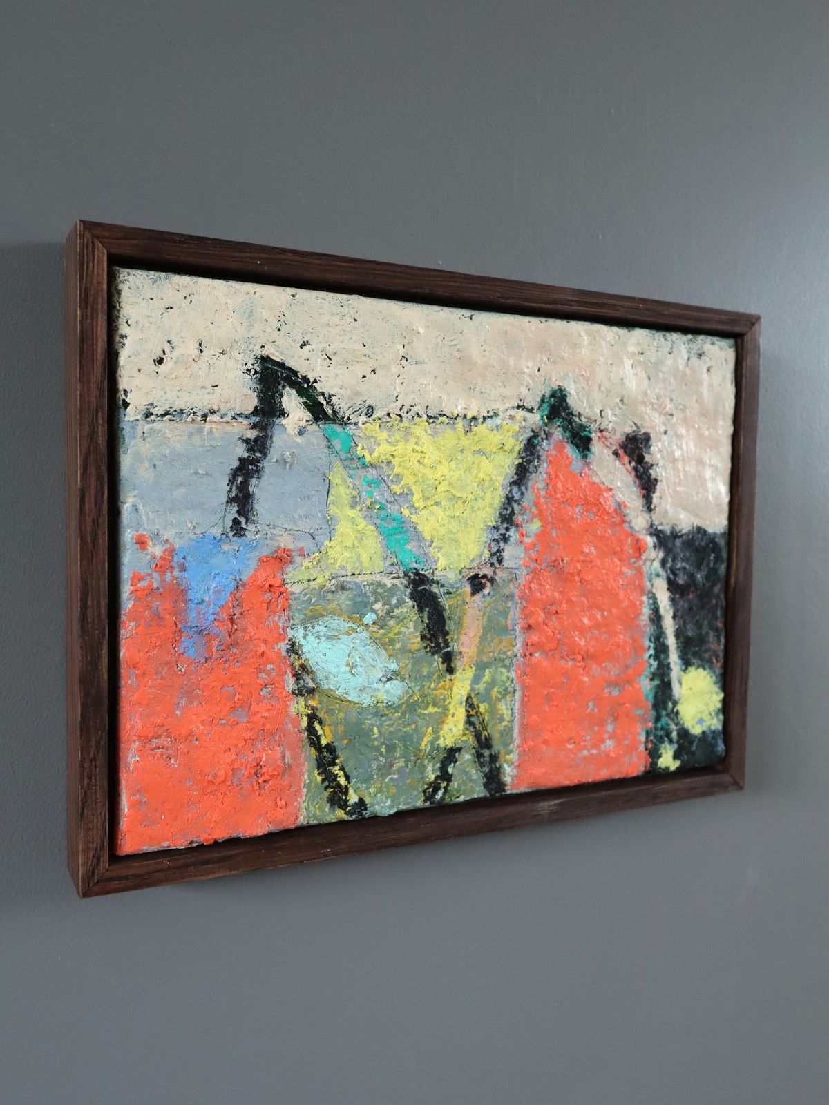 Lloyd Durling Abstract Plants , Oil Painting photo furniture