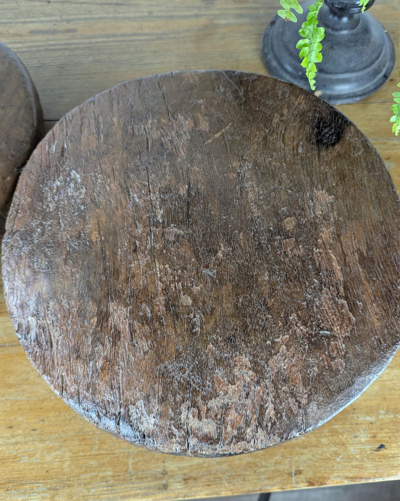 photo furniture Pair Of Antique Wooden Chapati Boards – Punjab, India