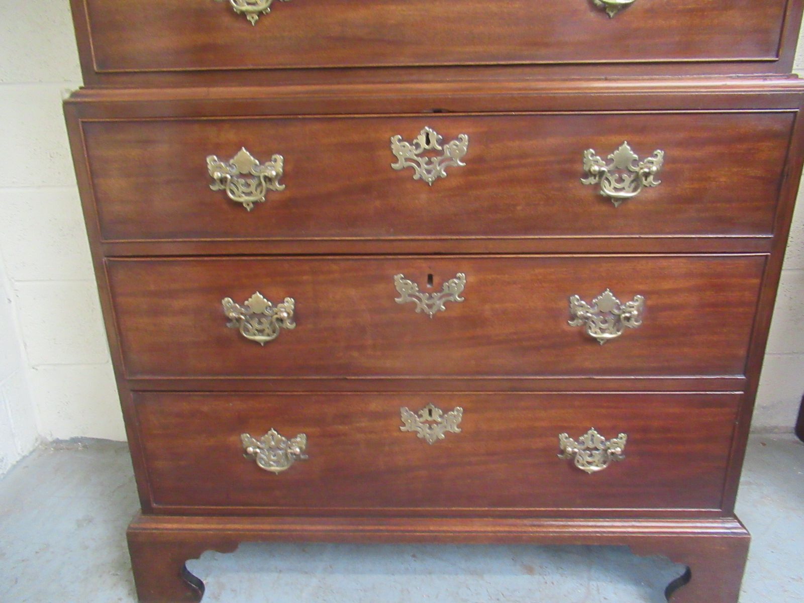 Late 18th Century  Georgian Mahogany   Tall Boy Chest On Chest photo 1150.0