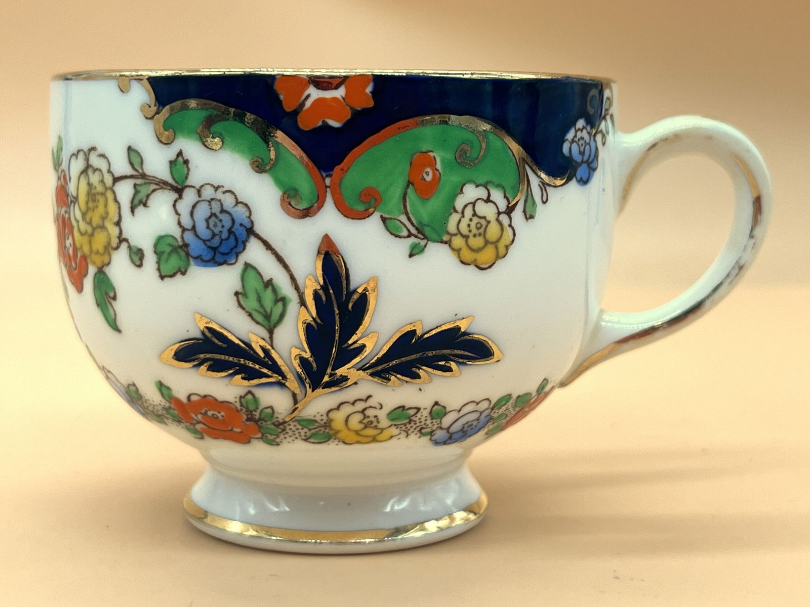 Vintage Royal Albert Crown China Bognor Design Tea Cup, Saucer & Side Plate Trio. No. 7466. photo for sale