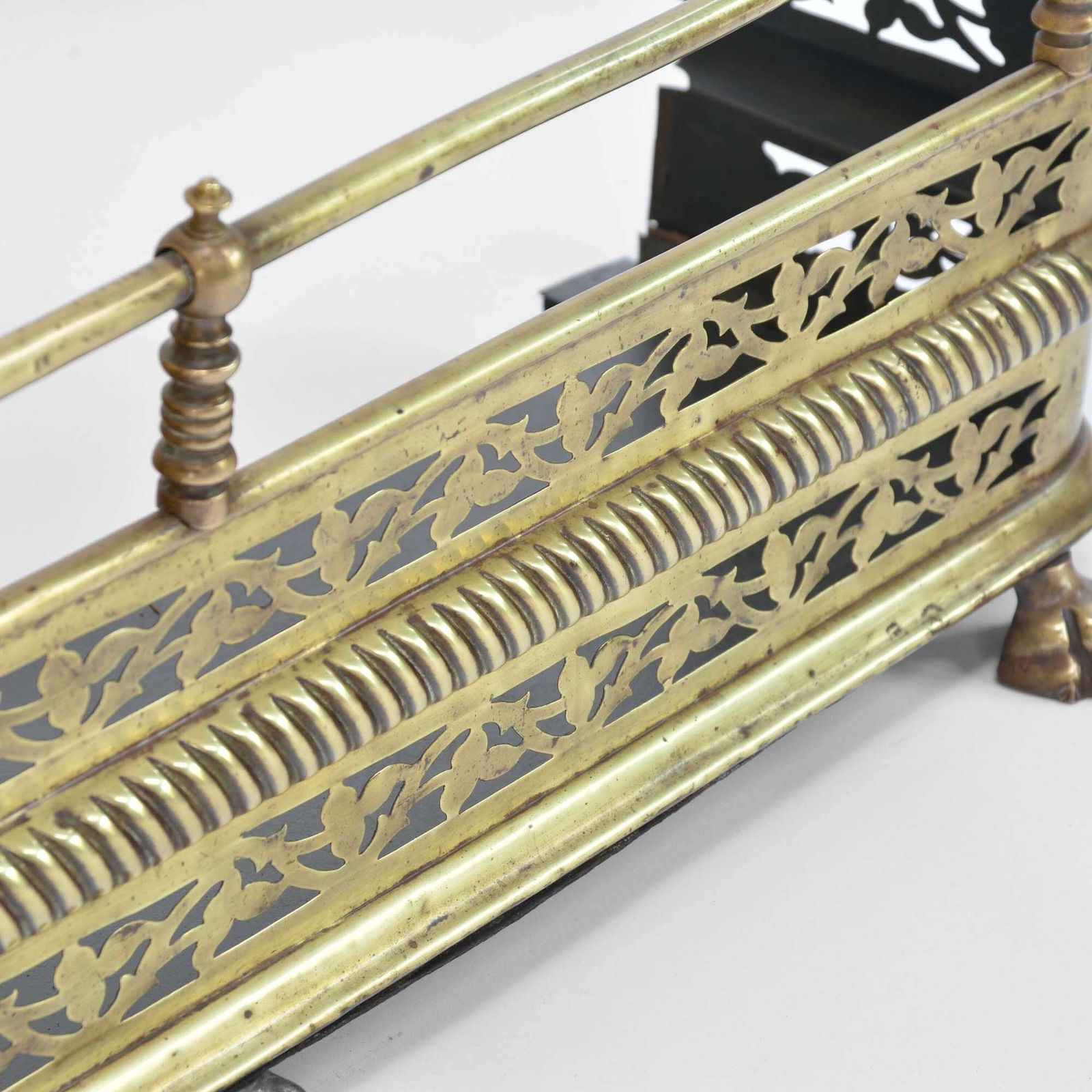19th Century Brass Fender, 1800s photo 585.0