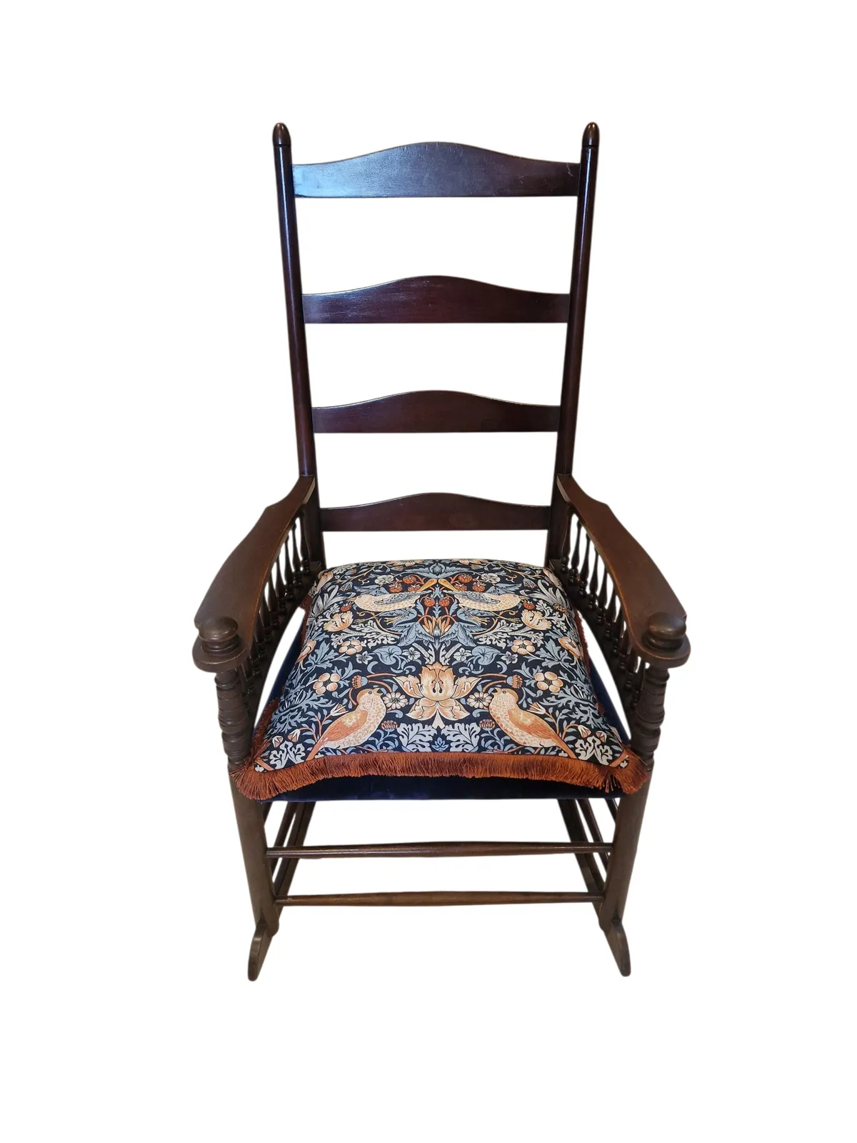 Liberty Arts & Crafts Ladderback Rocking Chair By William Birch Of High Wycombe C1900 photo 495.0