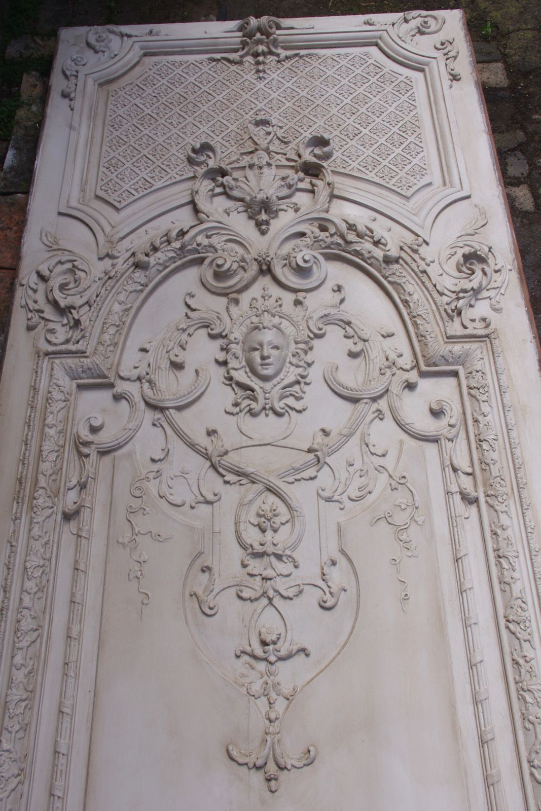 Pair Of 19th Century French Painted Decorative Boiserie Wall Panels photo Art