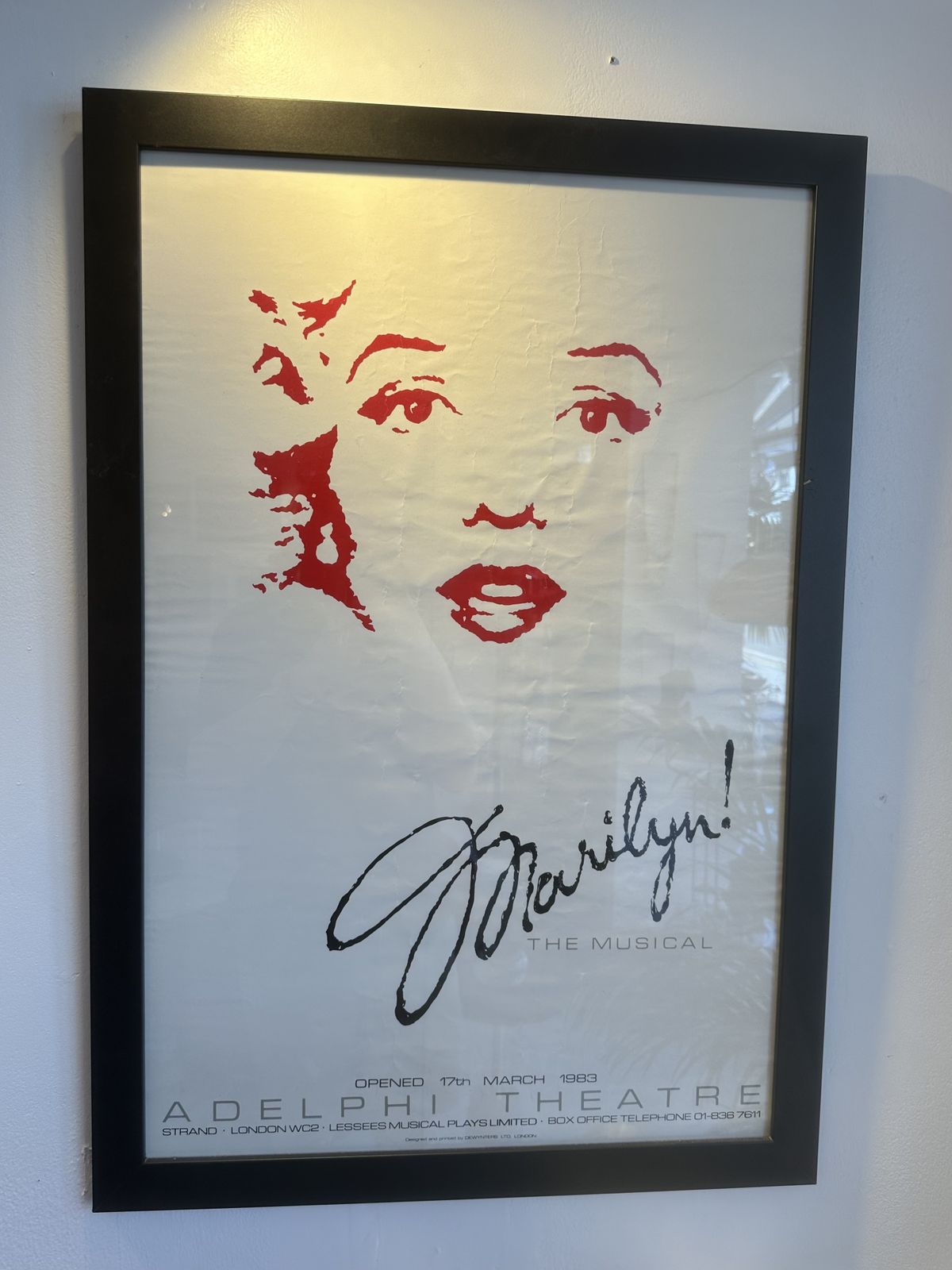 Original Marylin Monroe Pop Art Posters By Dewynters, 1983 photo furniture