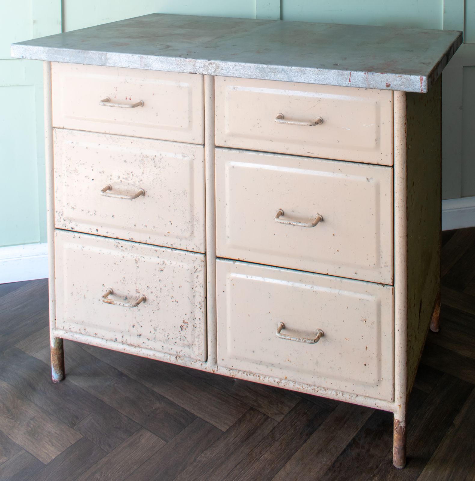 Dean Bros Nottingham Industrial 6 Drawer Medical Cabinet