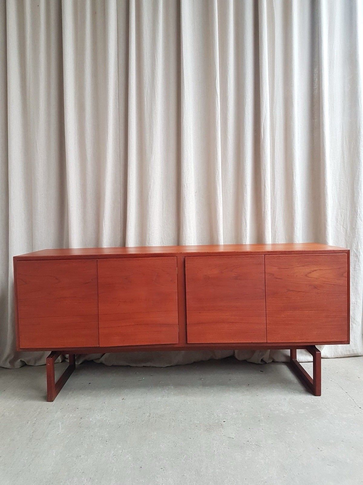 Vtg Mid Century Arne Hovmand Olsen Mogens Kold Danish Sideboard Retro R898 photo vinterior