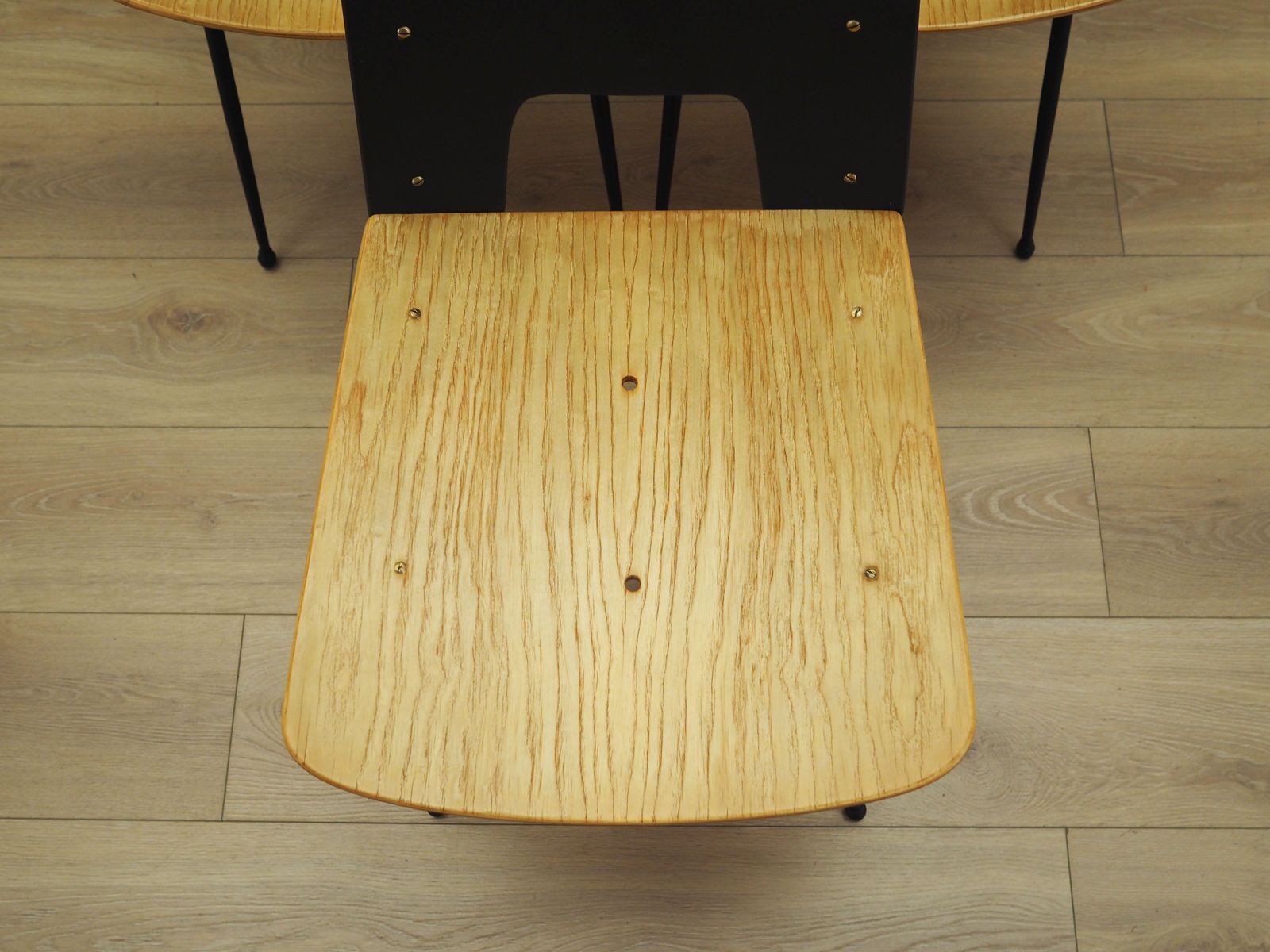 Set Of Six Chairs, Italian Design, 1950s, Designer: Carlo Ratti, Manufacturer: Legni Curva photo buy