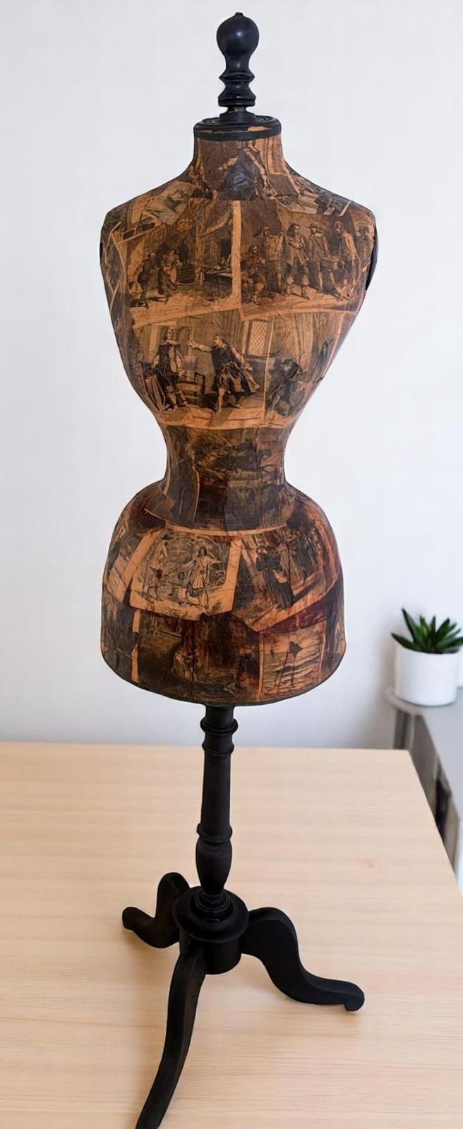 Napoleon III Style French Wooden Tailor’s Mannequin photo for sale