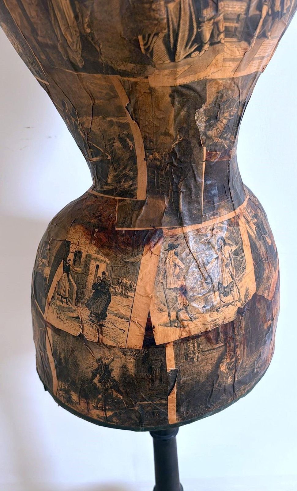 2481.0 Napoleon III Style French Wooden Tailor’s Mannequin photo
