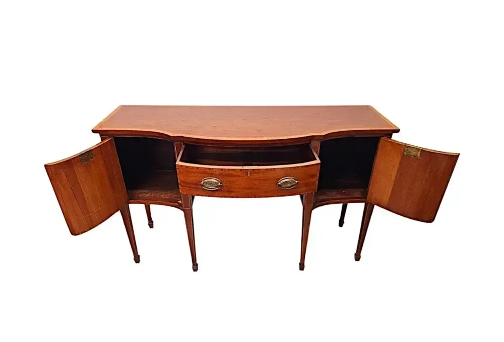 A Stunning Edwardian Marquetry Inlaid Sideboard In The Manner Of 'Edward And Roberts, London' photo 3369.1246