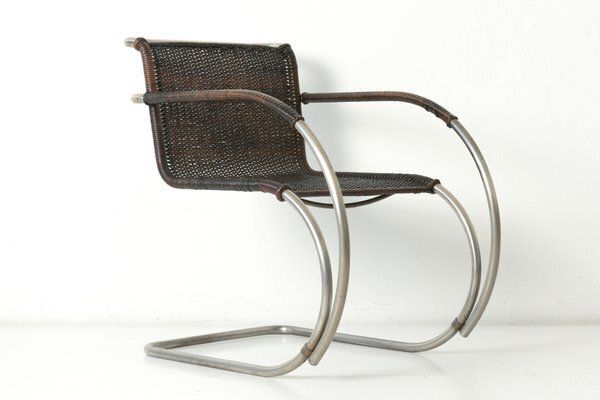 photo furniture Weissenhof Mr 20 Armchair By Ludwig Mies Van Der Rohe For Berlin Metallgewerbe Josef Müller, Germany, 1927