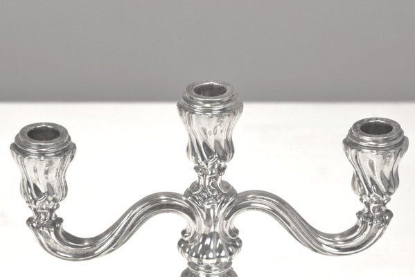photo furniture Silver 830/1000 Candelabras, Germany, 1935, Set Of 2