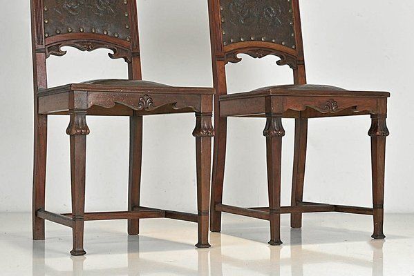 Art Nouveau Chairs, Germany, 1908, Set Of 2 photo 1092.0