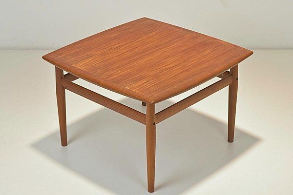 Side Table In Teak By Grete Jalk For Glostrup Møbelfabrik, Denmark, 1960s photo for sale