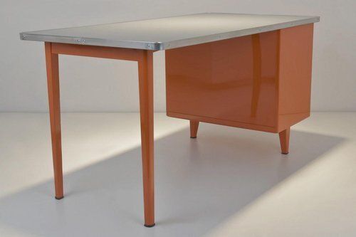 Desk In Sheet Steel From Gispen, 1955 photo vintage