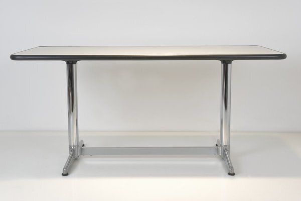 Worktable In Aluminium By Giancarlo Piretti For Mobilier International, France, 1970s photo 2786.0