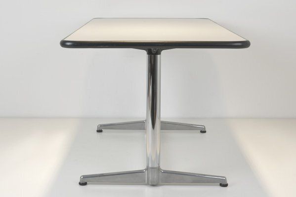Worktable In Aluminium By Giancarlo Piretti For Mobilier International, France, 1970s photo vintage