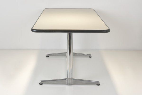 photo furniture Worktable In Aluminium By Giancarlo Piretti For Mobilier International, France, 1970s