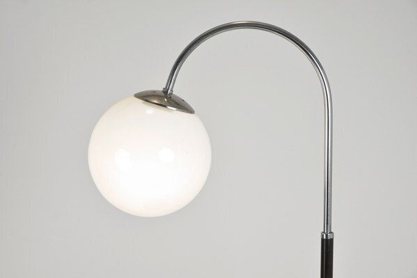 Height Adjustable Floor Lamp By Josef Hurka For Napako, Czech Republic, 1935 photo vintage