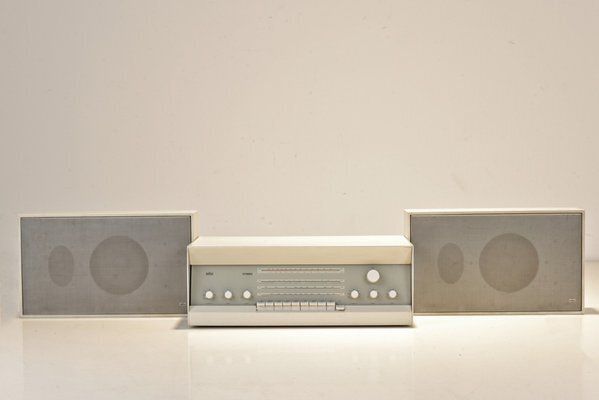 L45 2 Rcs 9 Control Unit And Cabinets By Dieter Rams For Braun Ag, Germany, 1961, Set Of 3