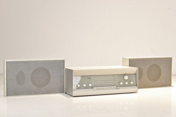 L45 2 Rcs 9 Control Unit And Cabinets By Dieter Rams For Braun Ag, Germany, 1961, Set Of 3 photo for sale