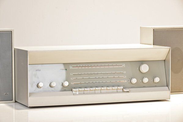 L45 2 Rcs 9 Control Unit And Cabinets By Dieter Rams For Braun Ag, Germany, 1961, Set Of 3 photo 3635.0