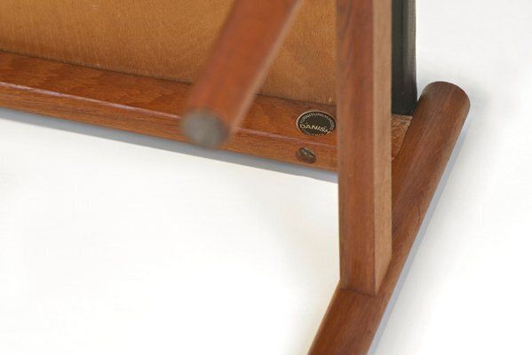 photo furniture Set Of Ottomans In Teak By Hugo Frandsen For Spøettrup Stolefabrik, Denmark, 1960s