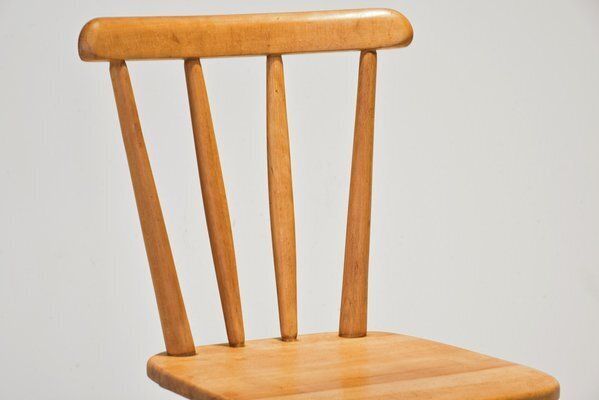 photo for sale Rung Chair In Beech By Adolf Schneck For Thonet, 1942