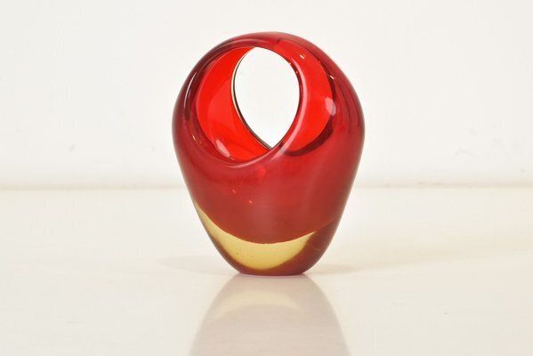 Sommerso Vase In Murano By Flavio Poli For Seguso, 1958 photo furniture