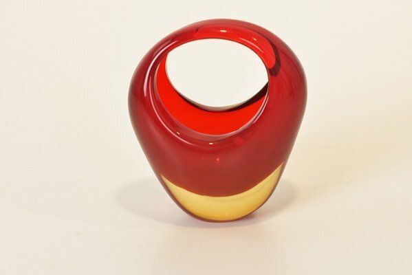 Sommerso Vase In Murano By Flavio Poli For Seguso, 1958 photo 3790.0