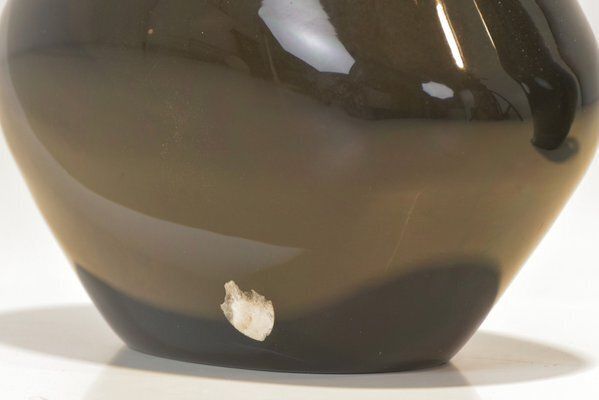 Heavy Sommerso Vase In Murano By Flavio Poli For Seguso, 1960s photo furniture