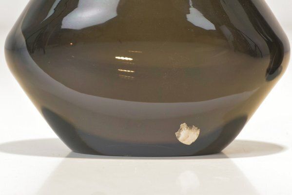 Heavy Sommerso Vase In Murano By Flavio Poli For Seguso, 1960s photo for sale