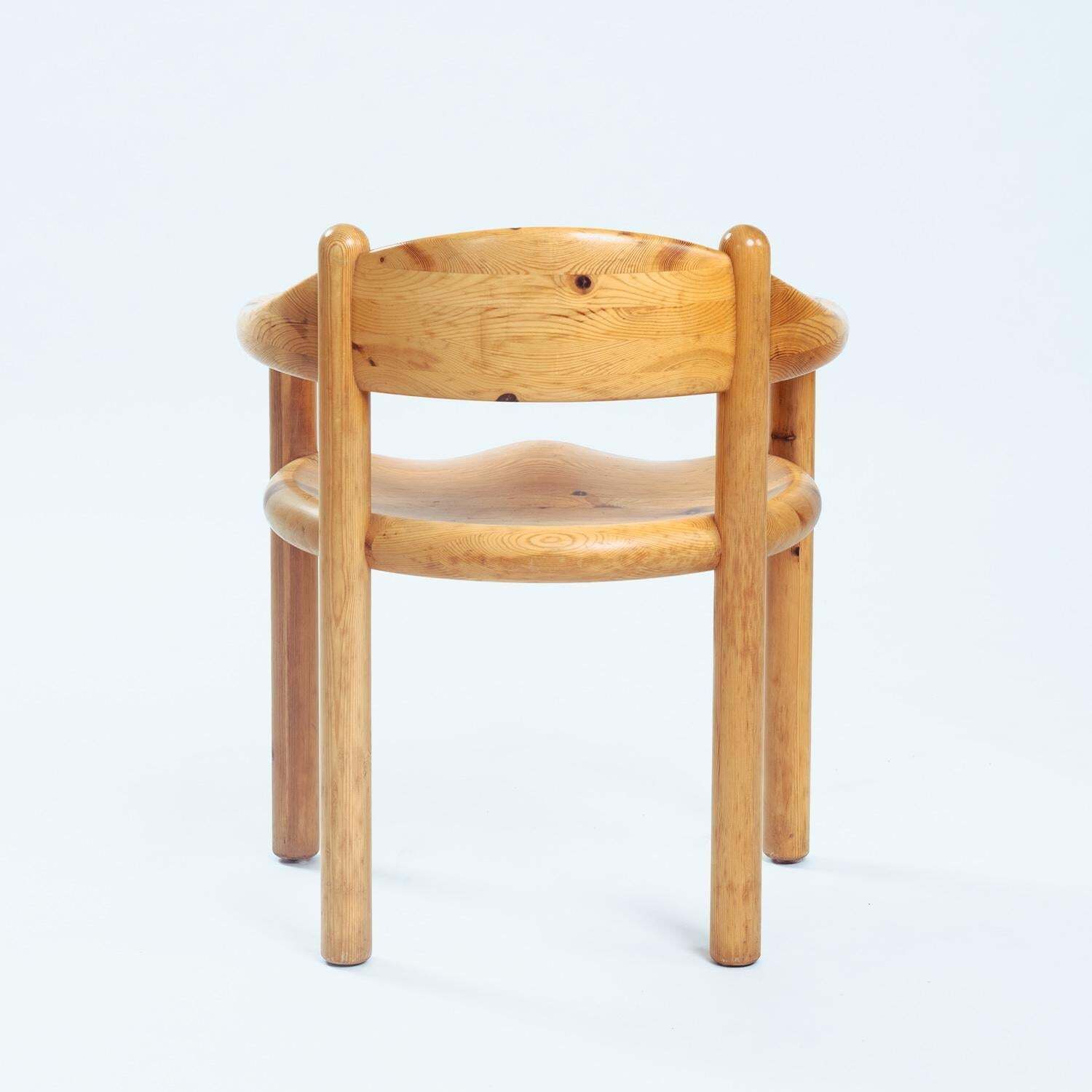 Rainer Daumiller Pine Carver Dining Chairs For Hirtshals Sawmill, Denmark, Set Of 4 photo vinterior
