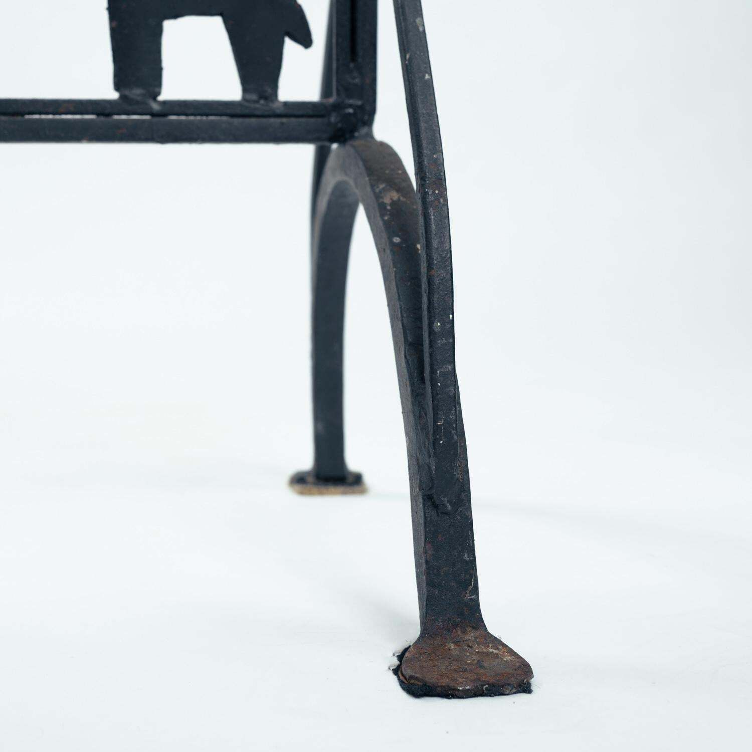 Wrought Iron  Animal Screen Room Divider Wrought Iron , 1950s photo vinterior