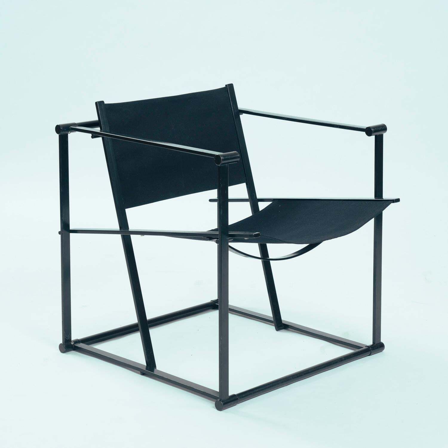 photo vinterior Pastoe Kubus Armchair Fm62 Designed By Radboud Van Beekum, The Netherlands, 1981