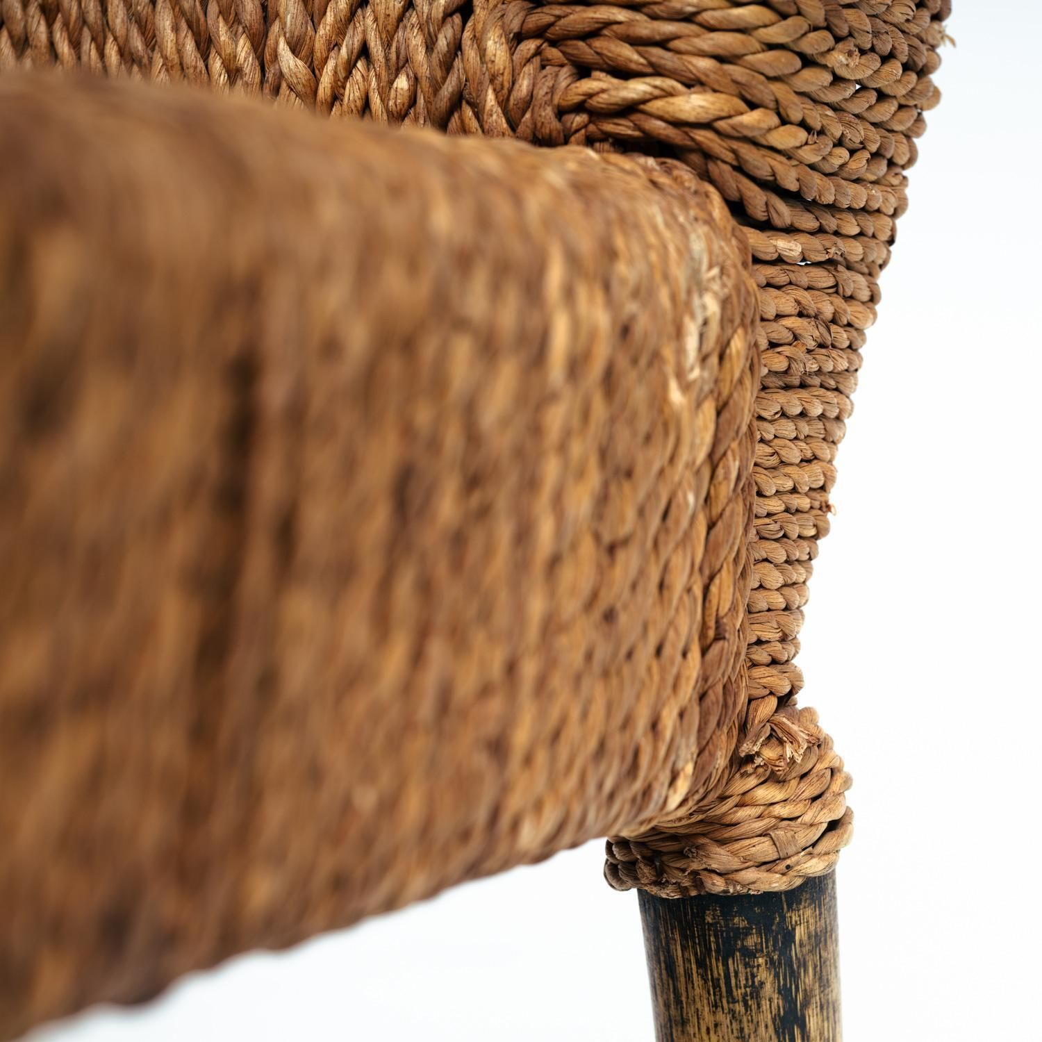 Japanese Rope Bamboo Sofa , 1970s photo vintage