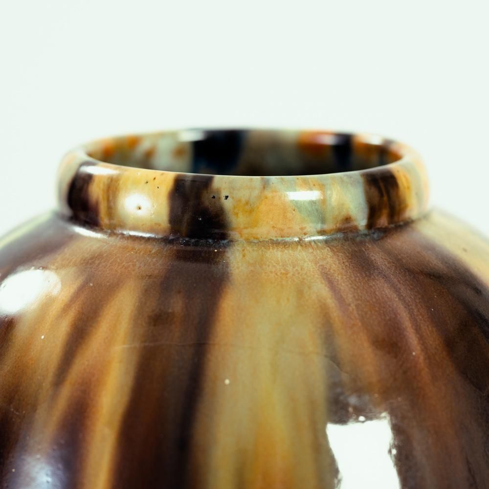 Xl Art Deco Vase By De Rijn Pottery, 1920 photo for sale