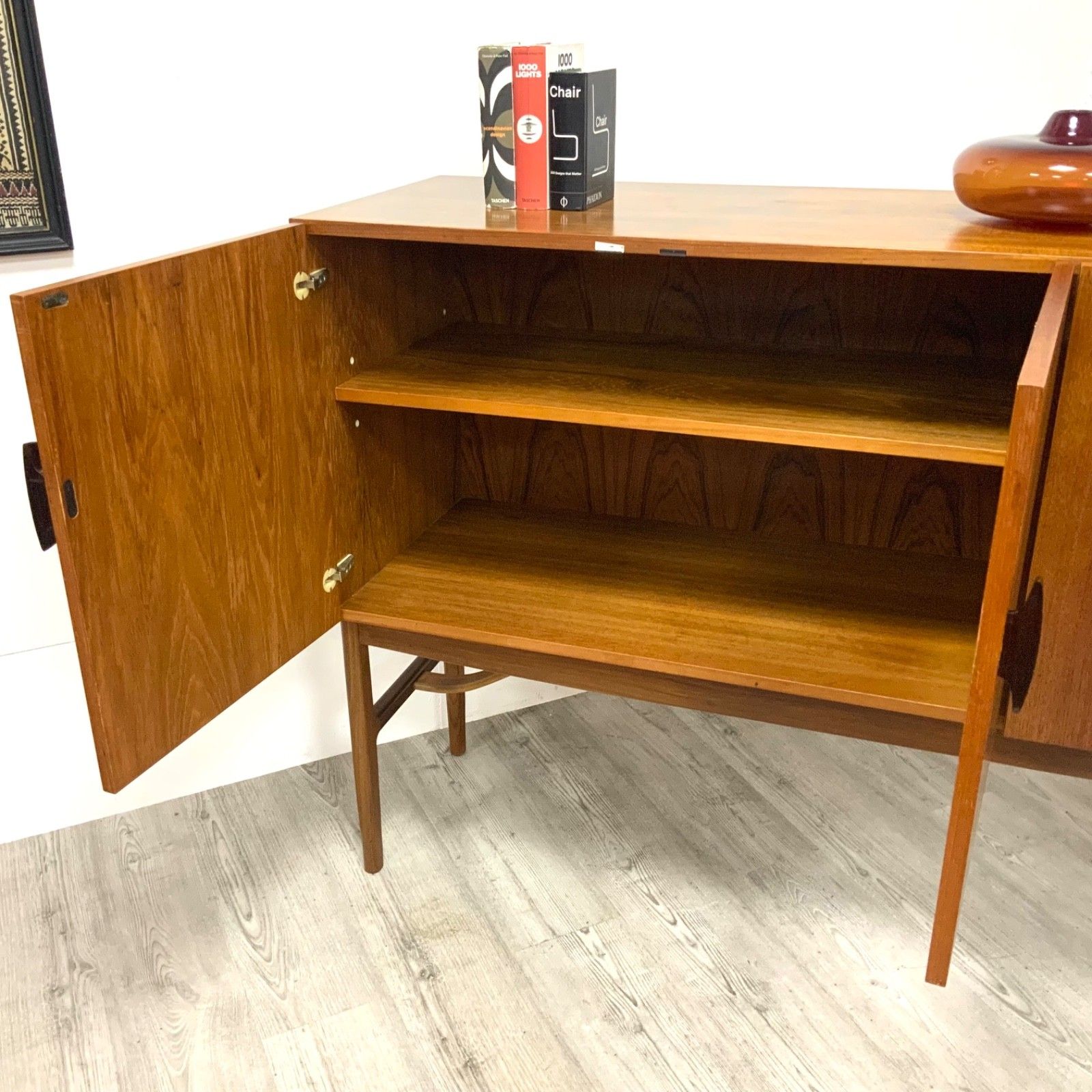 Teak Sideboard Highboard By Kofod Larsen For G Plan Danish Range Mid Century photo for sale