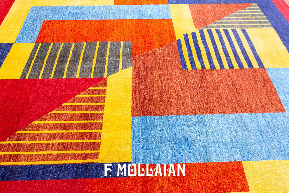 Modern Rug Harlequin Design Yadan photo for sale