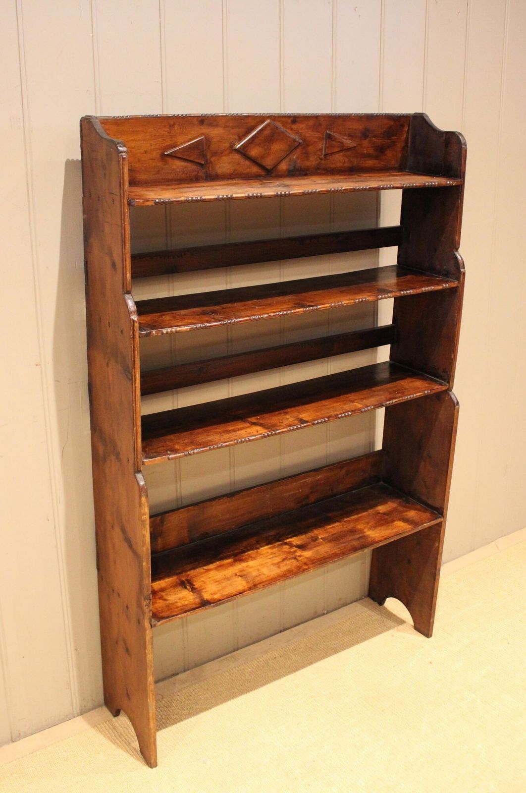 Rustic Deal Wood Open Bookcase photo Furniture