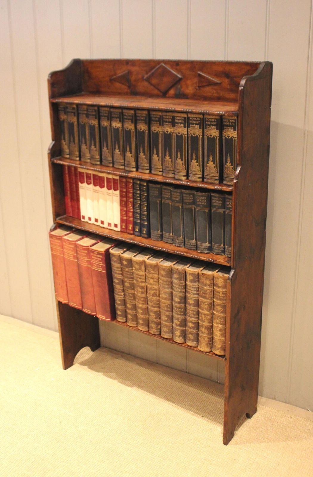 Rustic Deal Wood Open Bookcase photo buy
