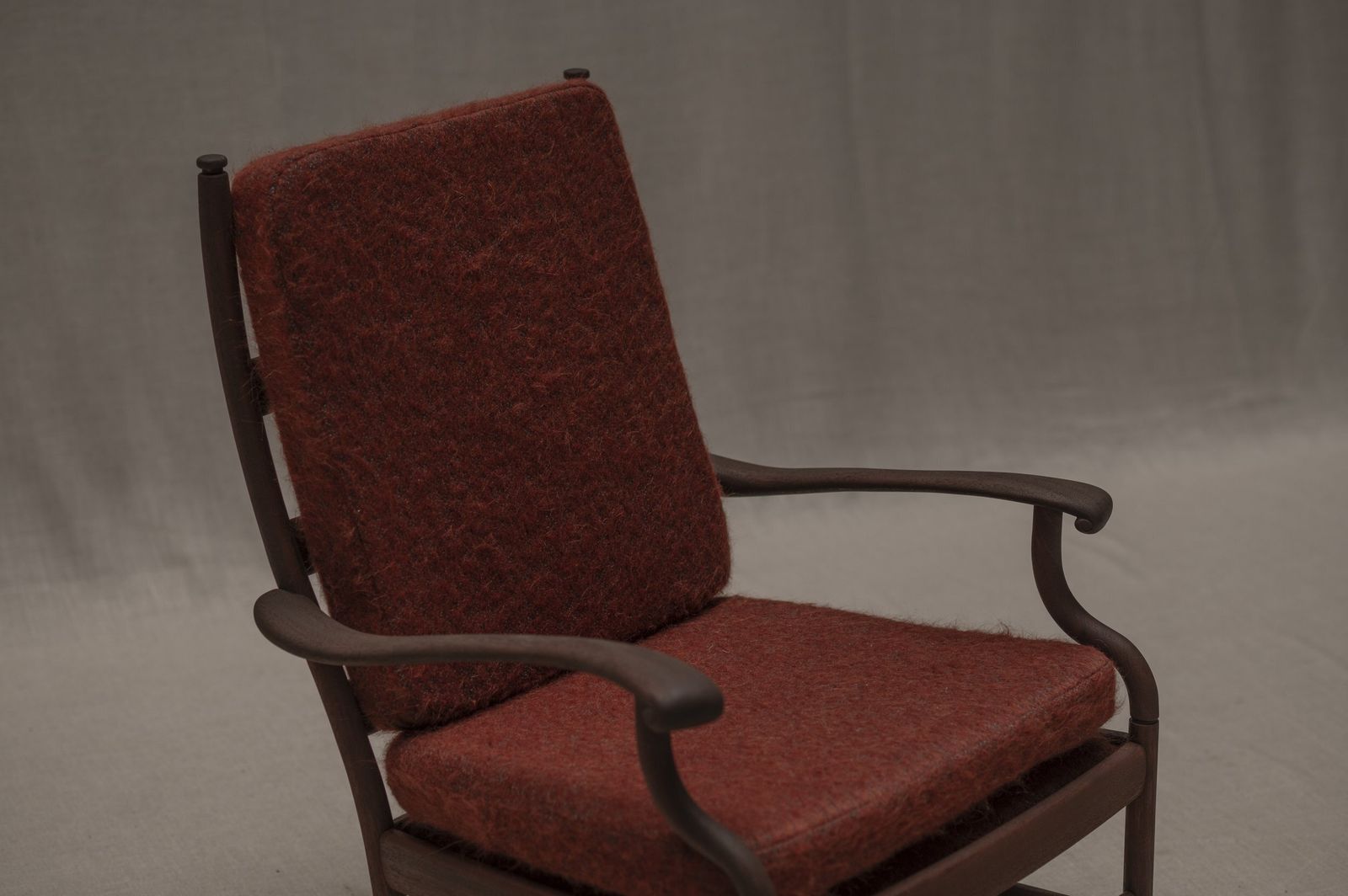 Rare Chinese Inspired Danish Easy Chair, 1960s photo vinterior