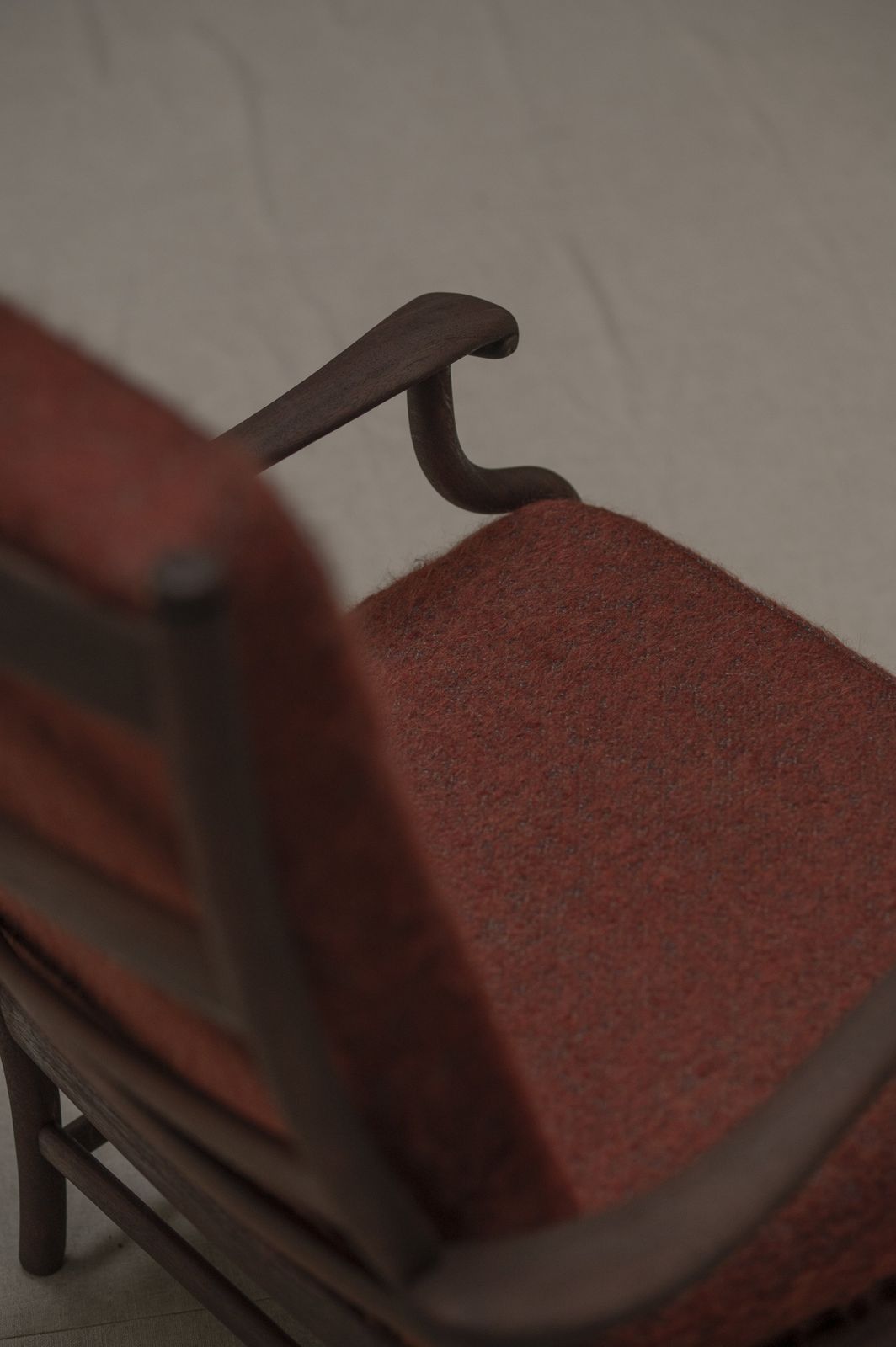 photo furniture Rare Chinese Inspired Danish Easy Chair, 1960s